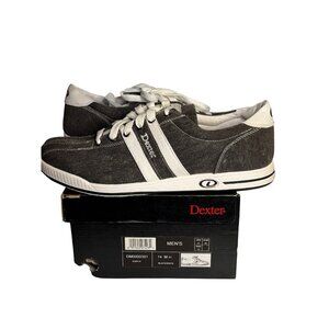 Dexter Kory II Mens Bowling Shoes Black White Size 14 M Lightweight Canvas Alley